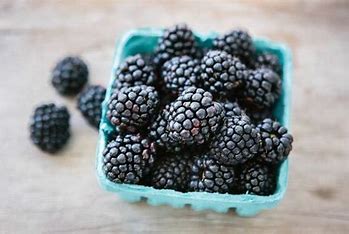 fresh blackberries