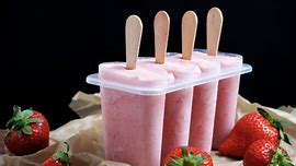 strawberry banana popsicles